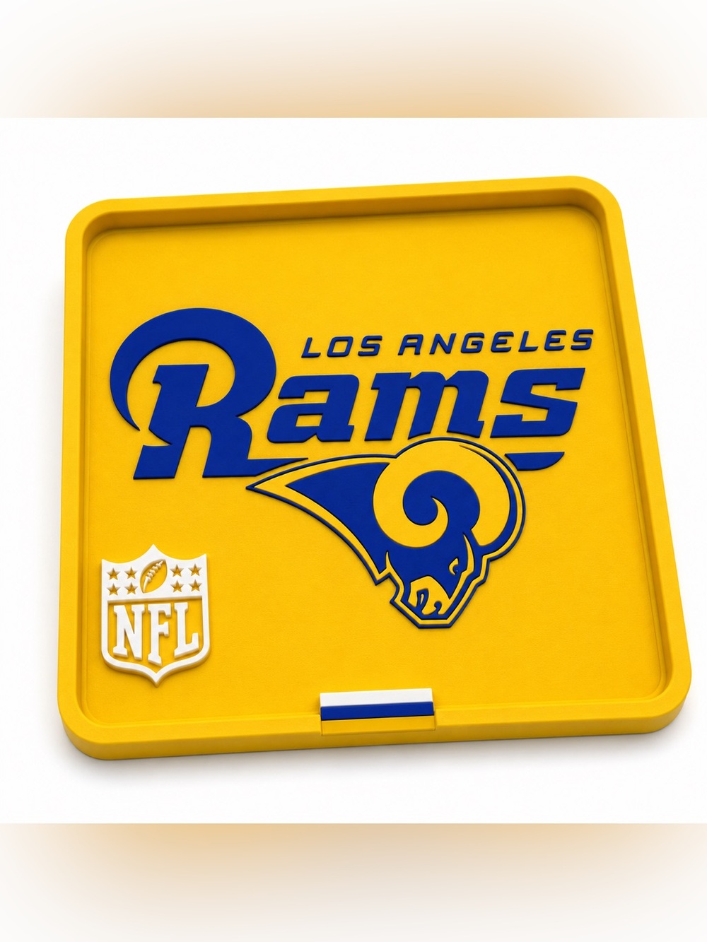 LA Rams NFL Pocket Dump Tray - For Keys, Wallet, Money, Etc